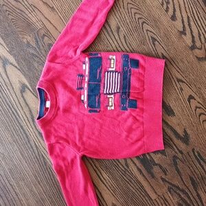 Firetruck Sweater 4T